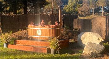 Fiery Peak Glampsite:Stargazing & hot tub. - Geraldine