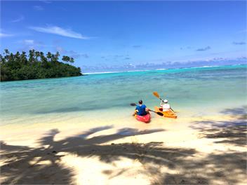 Taakoka Muri Beach Villa - Beachfront, Pool, Kayaks! - rarotonga
