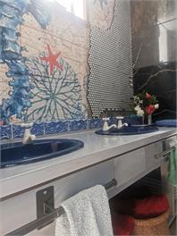 Blue mosaic Art - Hastings