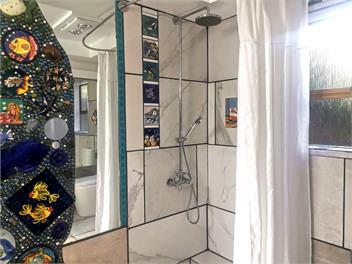 Blue mosaic Art - Hastings