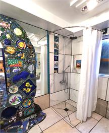 Blue mosaic Art - Hastings